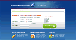 Desktop Screenshot of airportparkingnewark.net