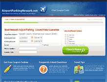 Tablet Screenshot of airportparkingnewark.net